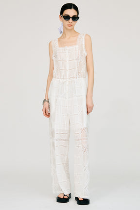 Cotton Lace Jumpsuit - 26SUMMER 2nd