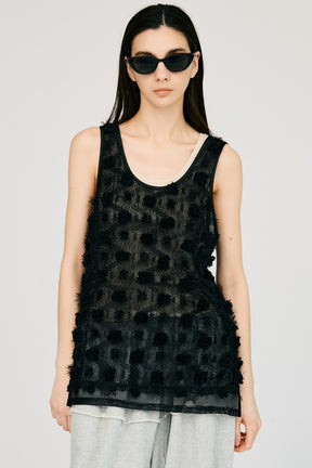 Flower Mesh Layer Tank - 26SUMMER 2nd