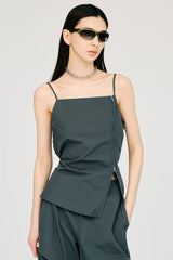 Zip-Up Apron Camisole - 26SUMMER 2nd