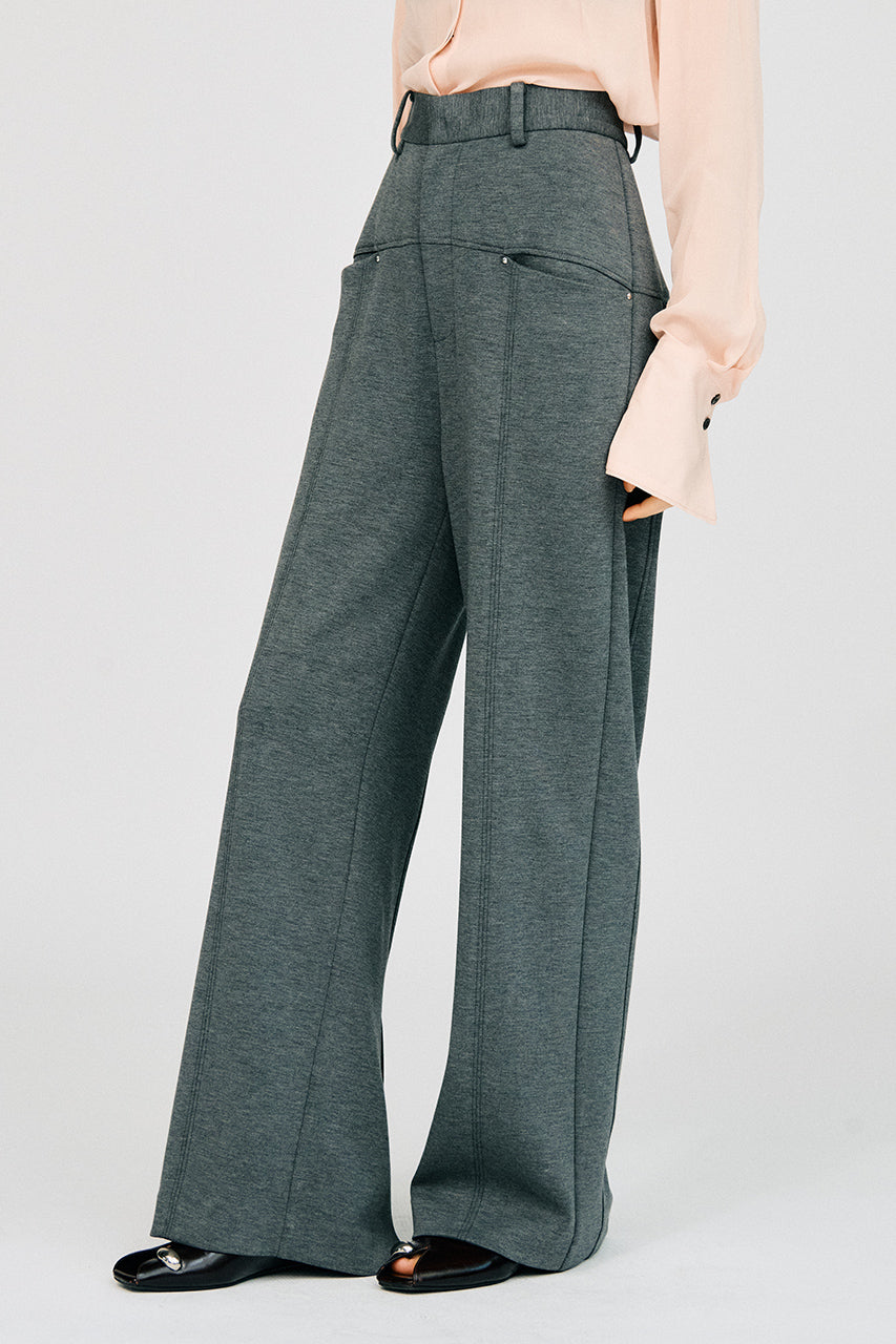 Back Slit Slim Pants - 26SUMMER 2nd