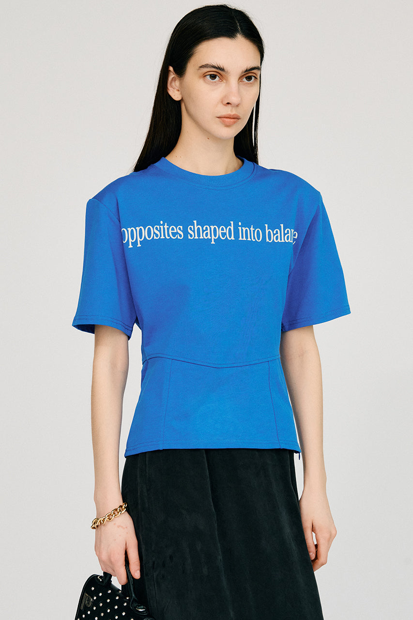 Shoulder Pad Logo T-Shirt - 26SUMMER 2nd