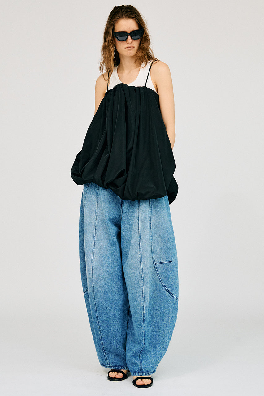 Irregular Hem Balloon Tunic - 26SUMMER 2nd