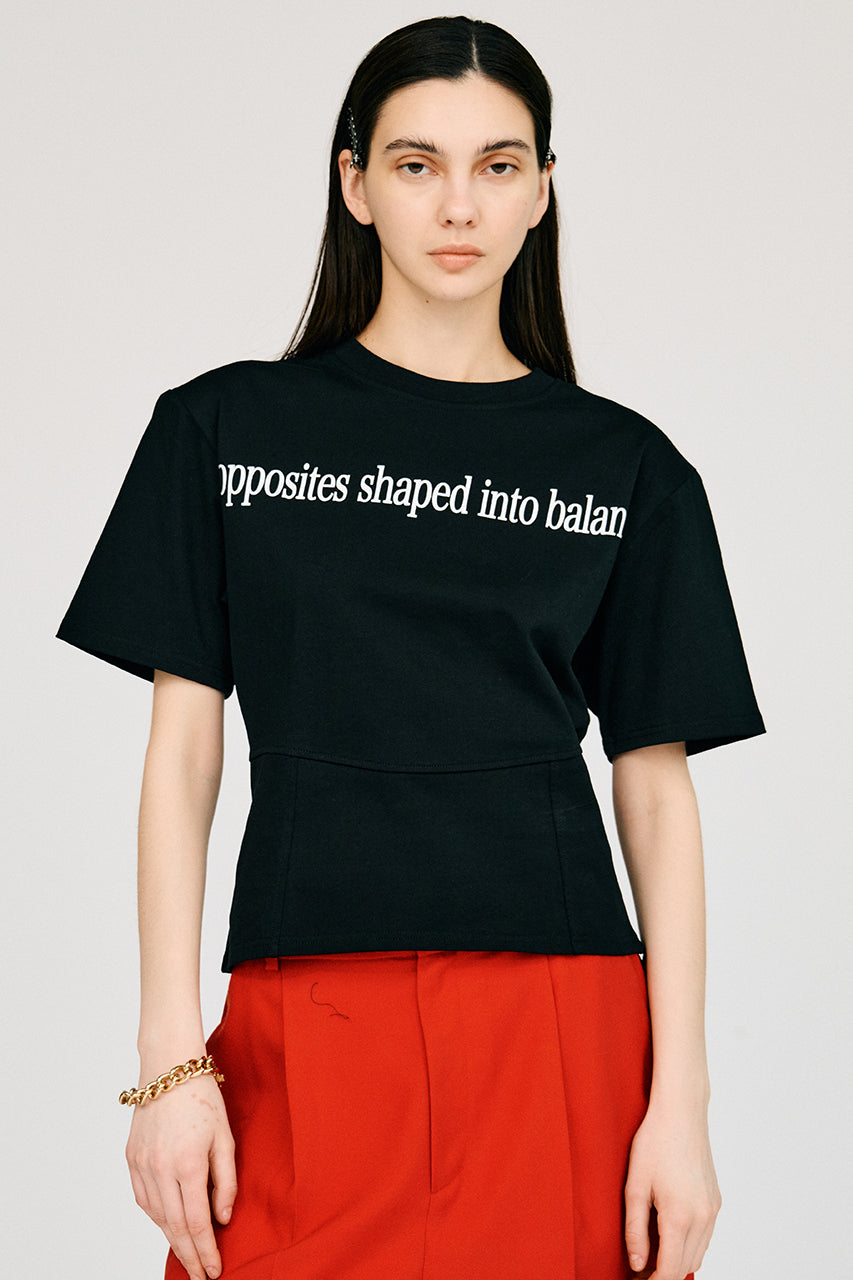 Shoulder Pad Logo T-Shirt - 26SUMMER 2nd