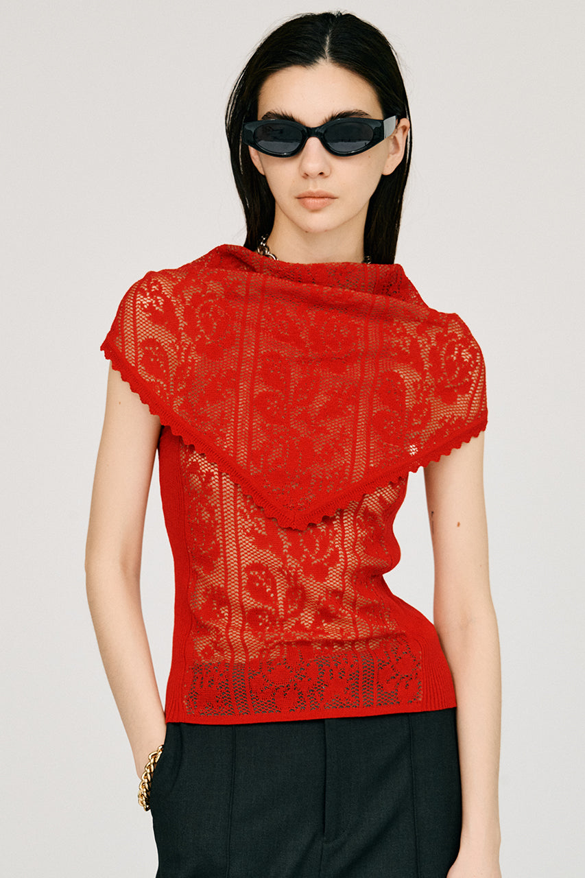 Crochet-Style Camisole - 26SUMMER 2nd
