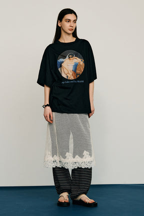 Art Graphic Oversized T-shirt