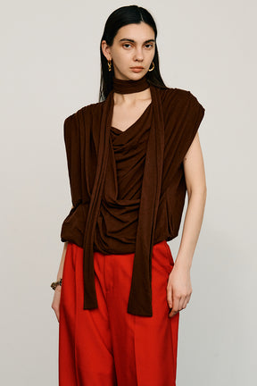 Drape Jersey Top