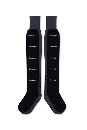 Layered Over Knee Socks
