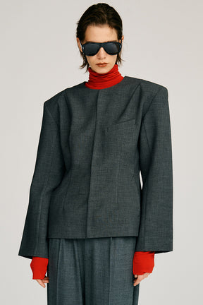 Shoulder Pad Suiting Top - 2026AUTUMN