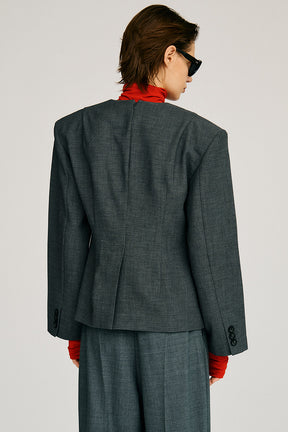 Shoulder Pad Suiting Top - 2026AUTUMN