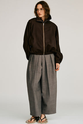 Silk Nep Cocoon Pants - 2026AUTUMN