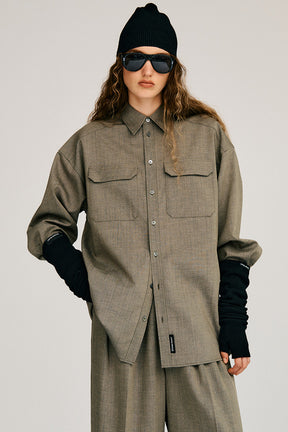 Silk Nep Overshirt - 2026AUTUMN