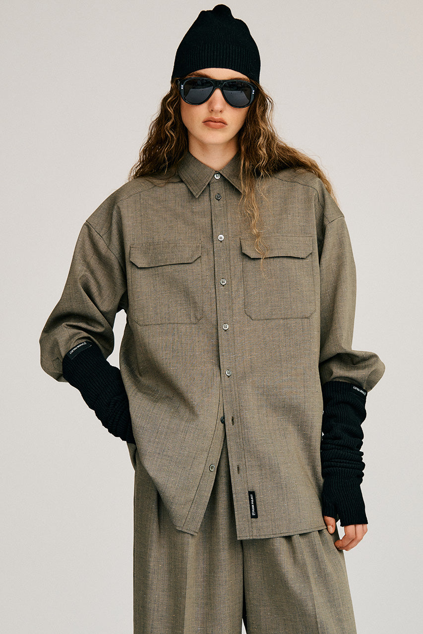 Silk Nep Overshirt - 2026AUTUMN