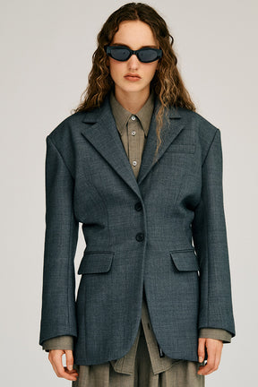 Puff Waist Single Jacket - 2026AUTUMN