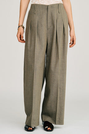 Silk Nep Cocoon Pants - 2026AUTUMN