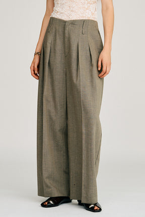 Silk Nep Cocoon Pants - 2026AUTUMN