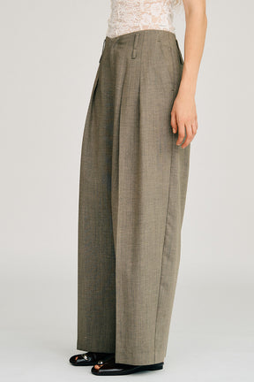 Silk Nep Cocoon Pants - 2026AUTUMN