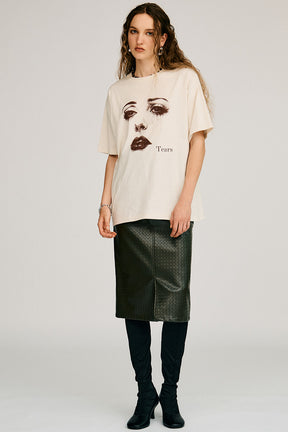 Belt Combination Faux Leather Skirt - 2026AUTUMN