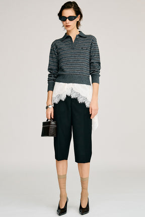Border Knit Polo - 2026AUTUMN