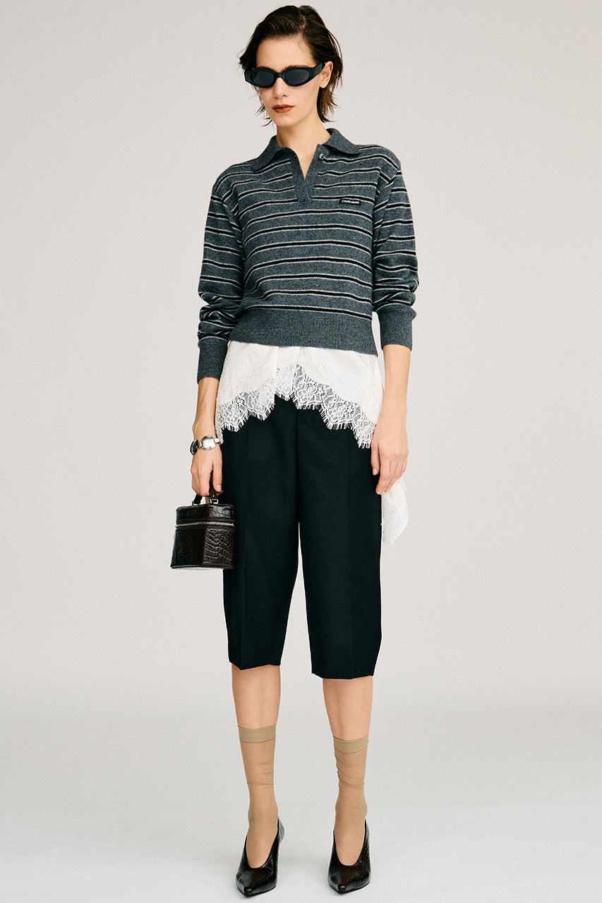 Border Knit Polo - 2026AUTUMN