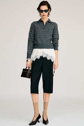 Tailored Capri Pants - 2026AUTUMN