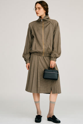 Double-Waist Pleated Skirt - 2026AUTUMN