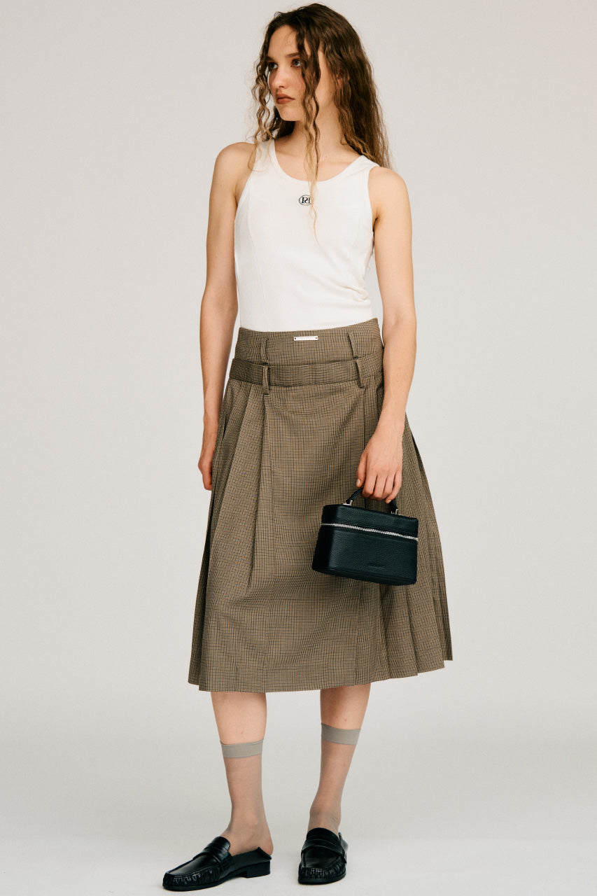 Double-Waist Pleated Skirt - 2026AUTUMN
