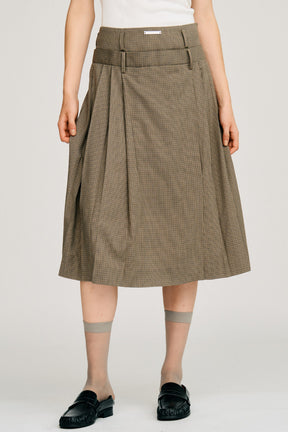Double-Waist Pleated Skirt - 2026AUTUMN