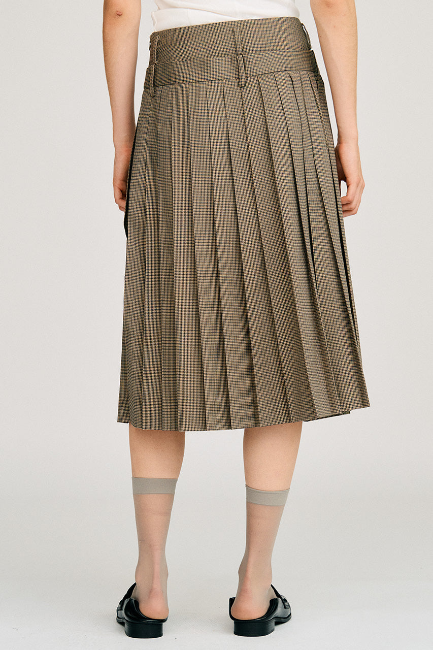 Double-Waist Pleated Skirt - 2026AUTUMN