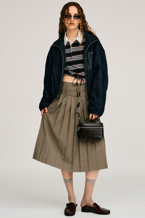 Double-Waist Pleated Skirt - 2026AUTUMN