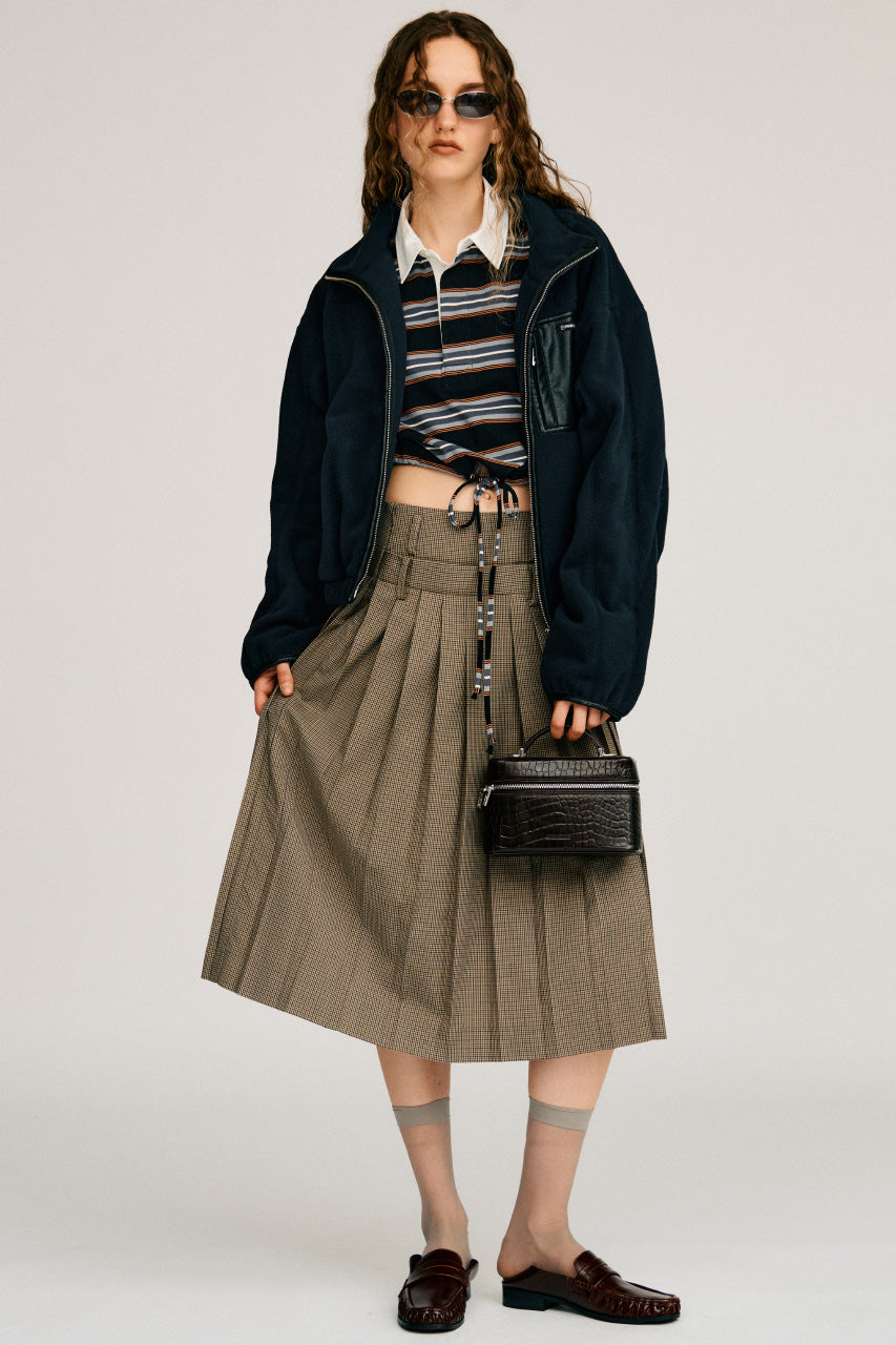 Double-Waist Pleated Skirt - 2026AUTUMN