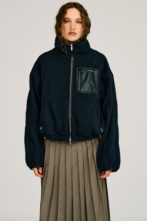 Cropped Fleece Jacket - 2026AUTUMN