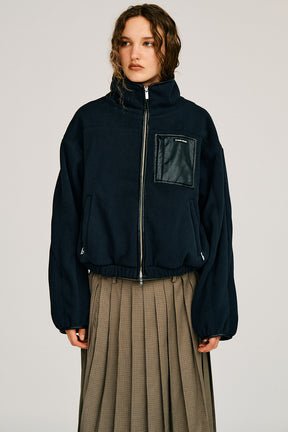 Cropped Fleece Jacket - 2026AUTUMN