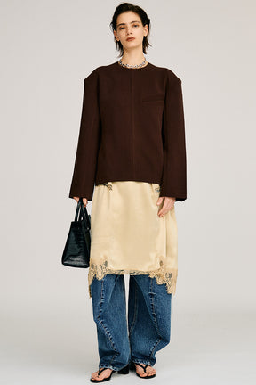 Shoulder Pad Suiting Top - 2026AUTUMN