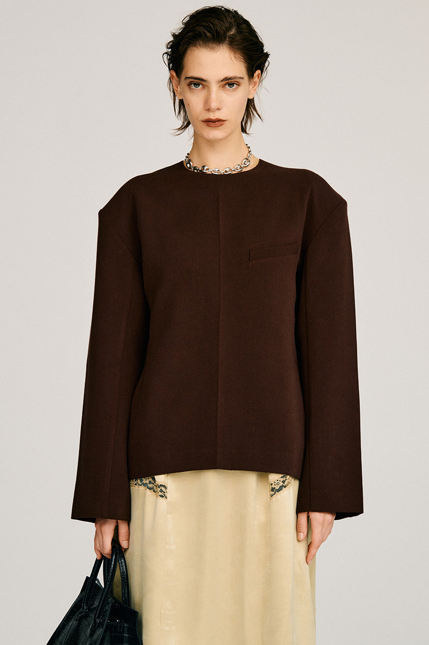 Shoulder Pad Suiting Top - 2026AUTUMN