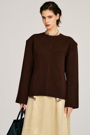 Shoulder Pad Suiting Top - 2026AUTUMN