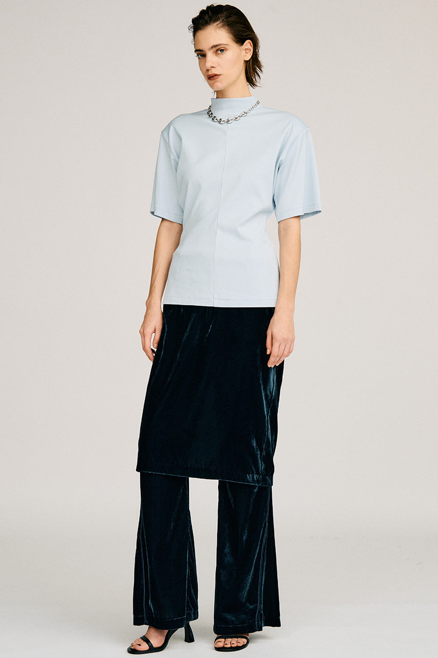 Layered Velour Pants - 2026AUTUMN