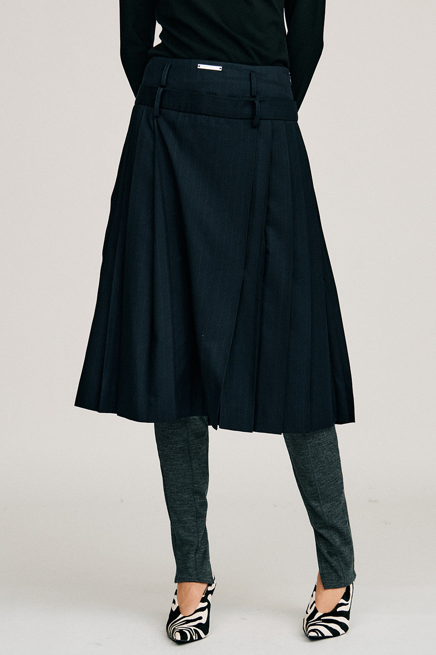 Double-Waist Pleated Skirt - 2026AUTUMN