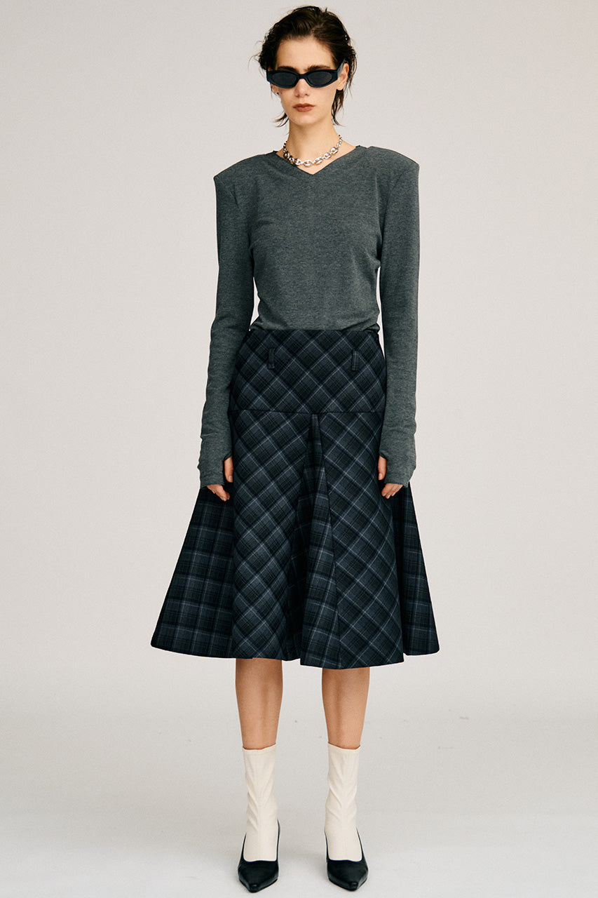 Bonded Flare Skirt - 2026AUTUMN