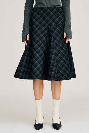 Bonded Flare Skirt - 2026AUTUMN