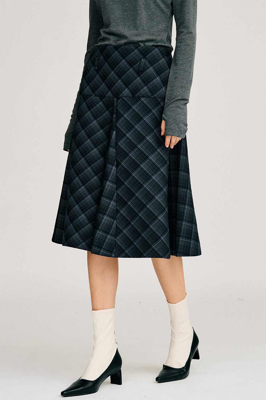 Bonded Flare Skirt - 2026AUTUMN
