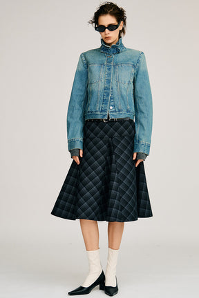 Bonded Flare Skirt - 2026AUTUMN