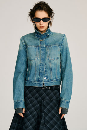 Structured Denim Jacket - 2026AUTUMN