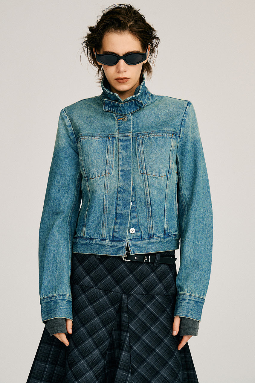 Structured Denim Jacket - 2026AUTUMN