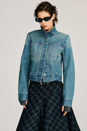 Structured Denim Jacket - 2026AUTUMN