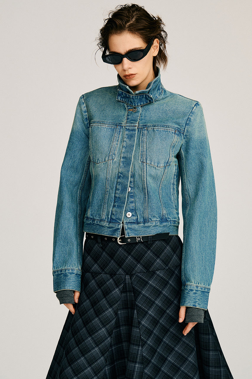 Structured Denim Jacket - 2026AUTUMN