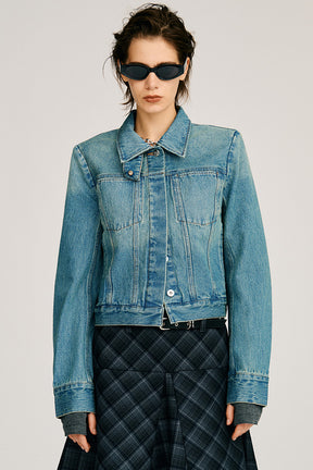Structured Denim Jacket - 2026AUTUMN