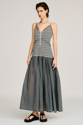 Cup-in-knit dress