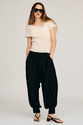 Crepe Shirring Top