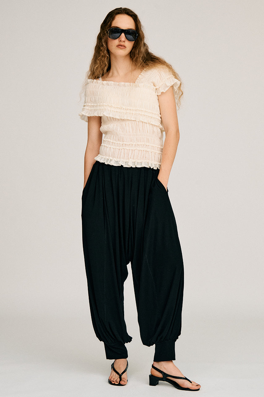 Crepe Shirring Top