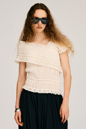 Crepe Shirring Top